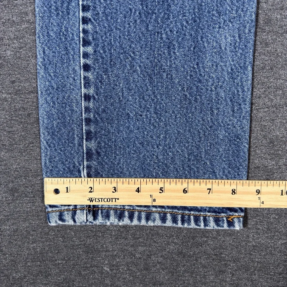 Vintage Levis Jeans Mens 34x33 Blue 505 Straight Denim Faded Workwear Y2K Grunge